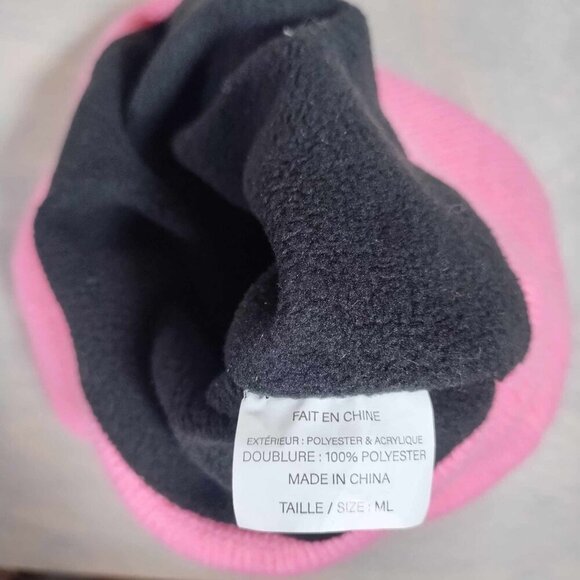 Headstar Co NWT rainbow toque pompom pink comfortable size medium kids - Picture 5 of 6